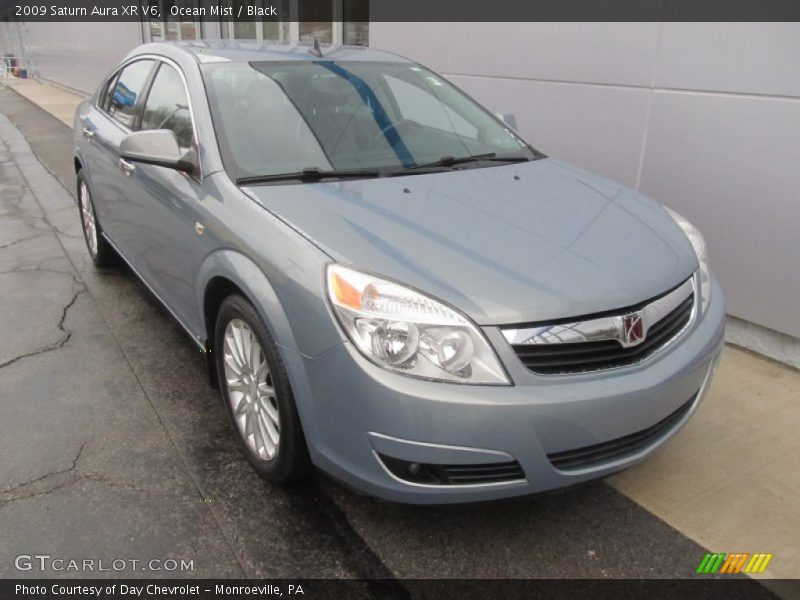 Ocean Mist / Black 2009 Saturn Aura XR V6