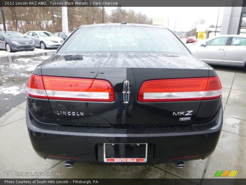 Tuxedo Black Metallic / Dark Charcoal 2012 Lincoln MKZ AWD