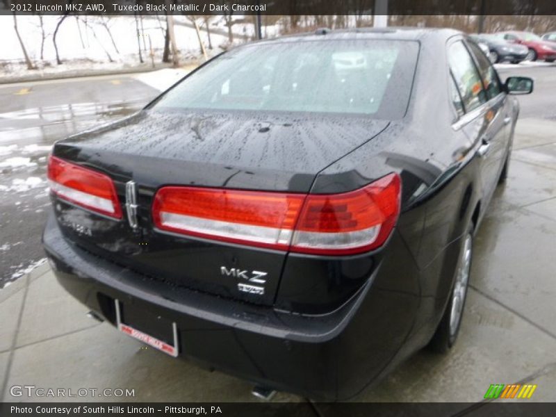 Tuxedo Black Metallic / Dark Charcoal 2012 Lincoln MKZ AWD