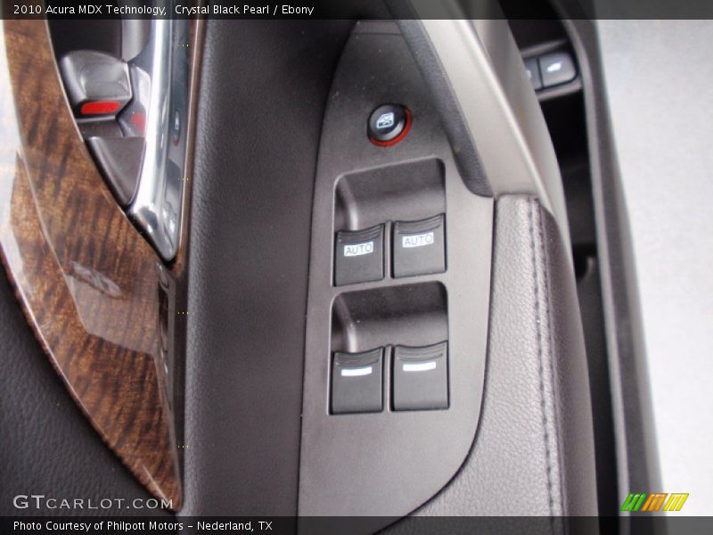 Crystal Black Pearl / Ebony 2010 Acura MDX Technology