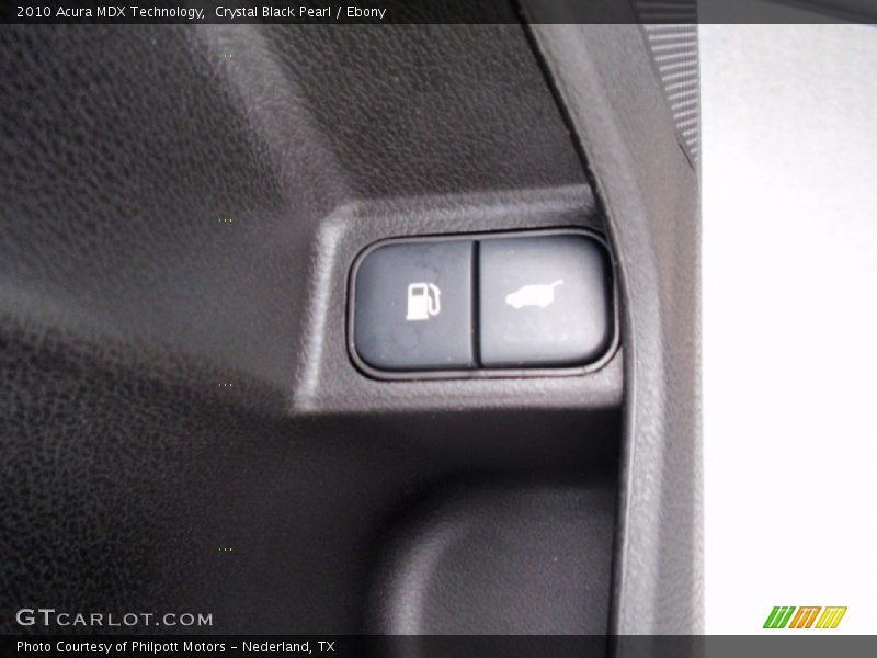 Crystal Black Pearl / Ebony 2010 Acura MDX Technology