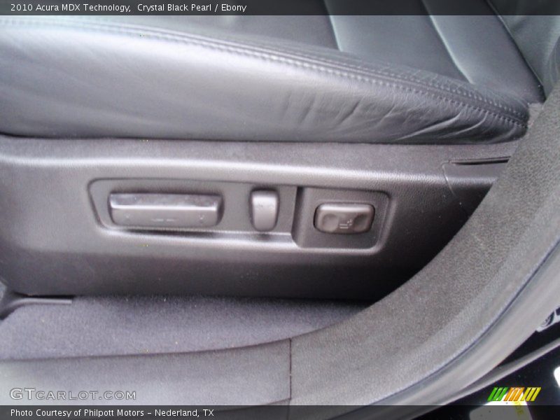 Crystal Black Pearl / Ebony 2010 Acura MDX Technology