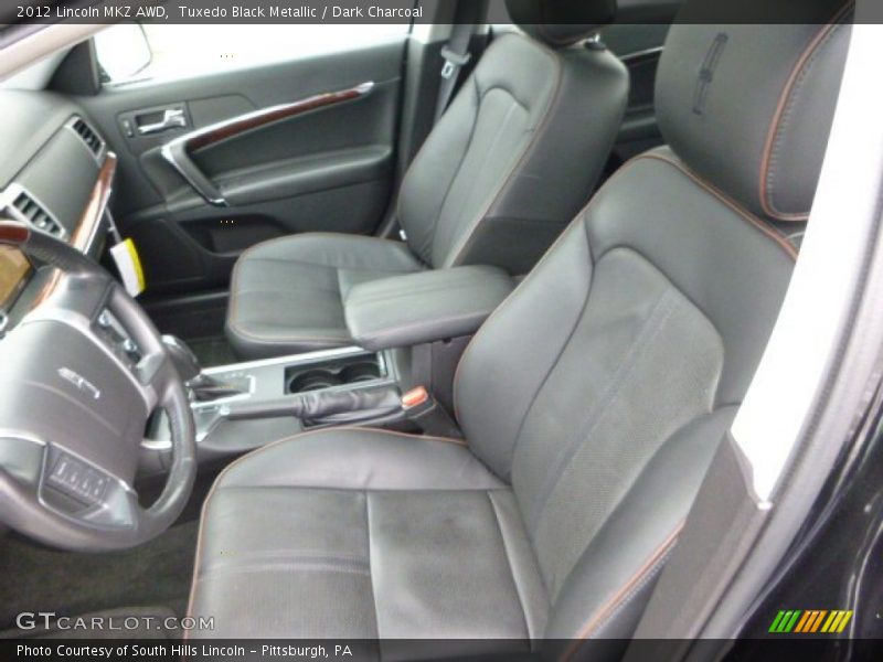 Front Seat of 2012 MKZ AWD