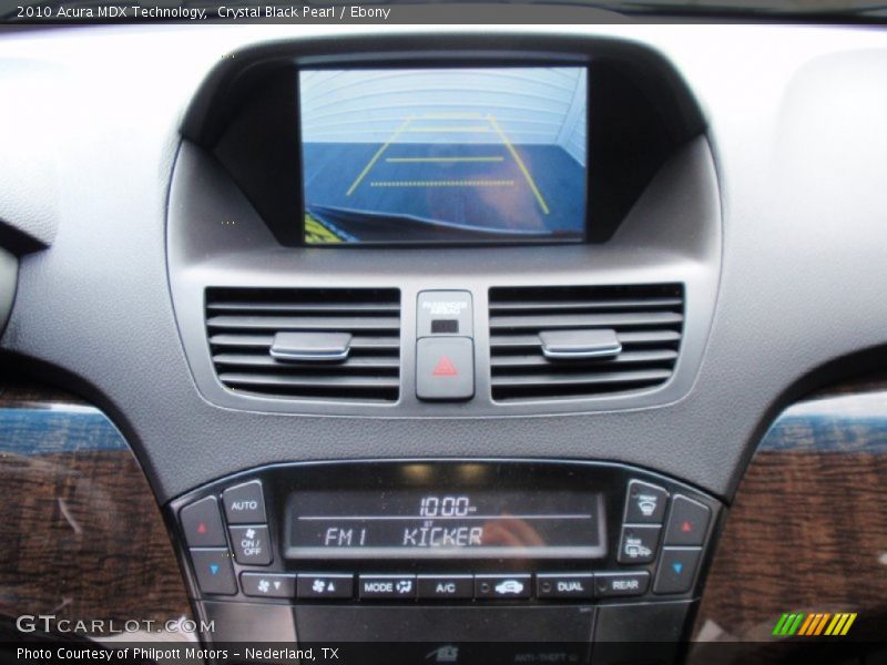 Crystal Black Pearl / Ebony 2010 Acura MDX Technology