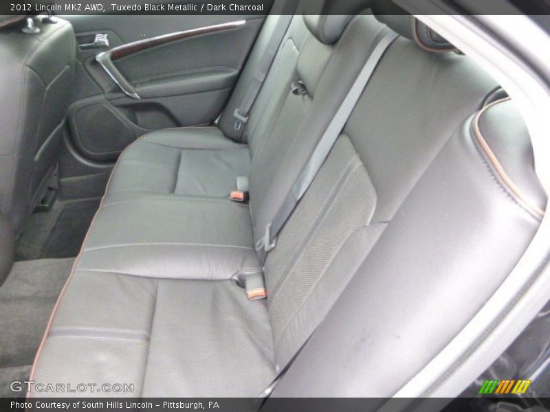 Rear Seat of 2012 MKZ AWD