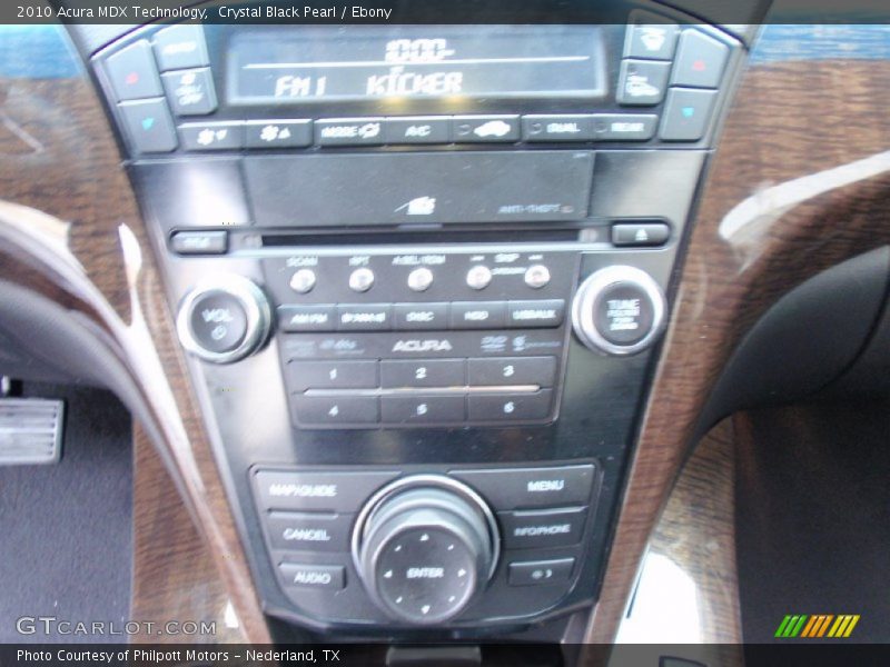 Crystal Black Pearl / Ebony 2010 Acura MDX Technology