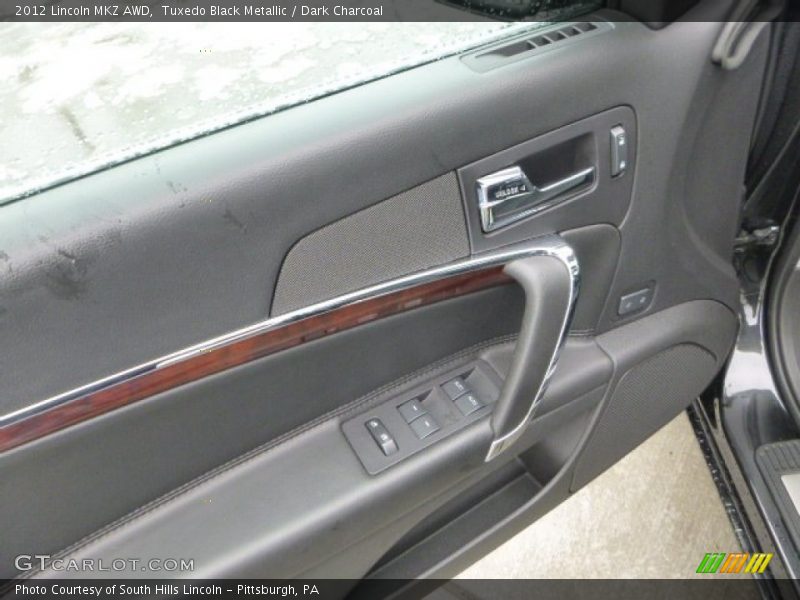 Tuxedo Black Metallic / Dark Charcoal 2012 Lincoln MKZ AWD