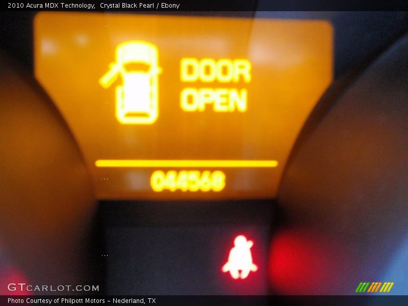 Crystal Black Pearl / Ebony 2010 Acura MDX Technology