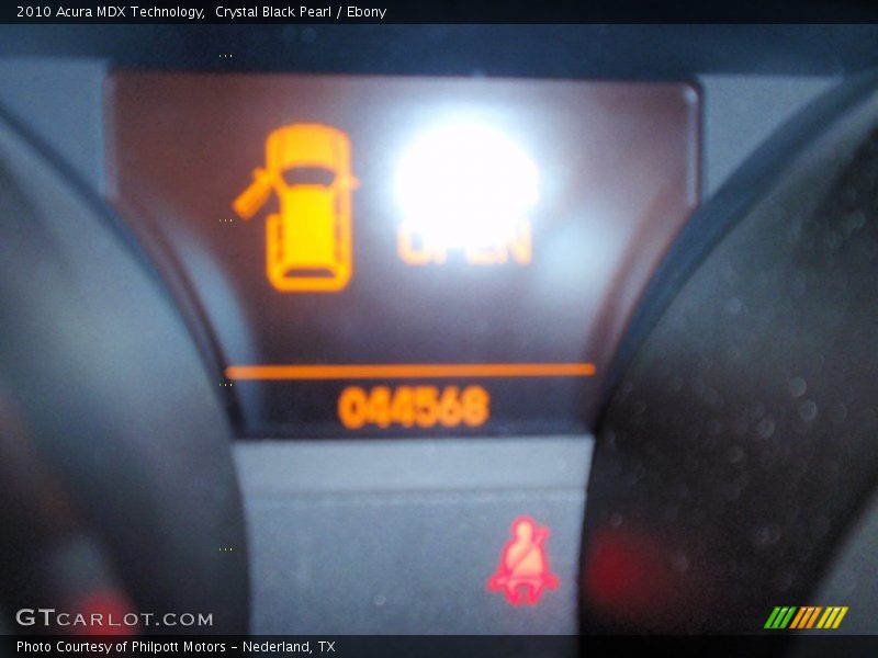 Crystal Black Pearl / Ebony 2010 Acura MDX Technology