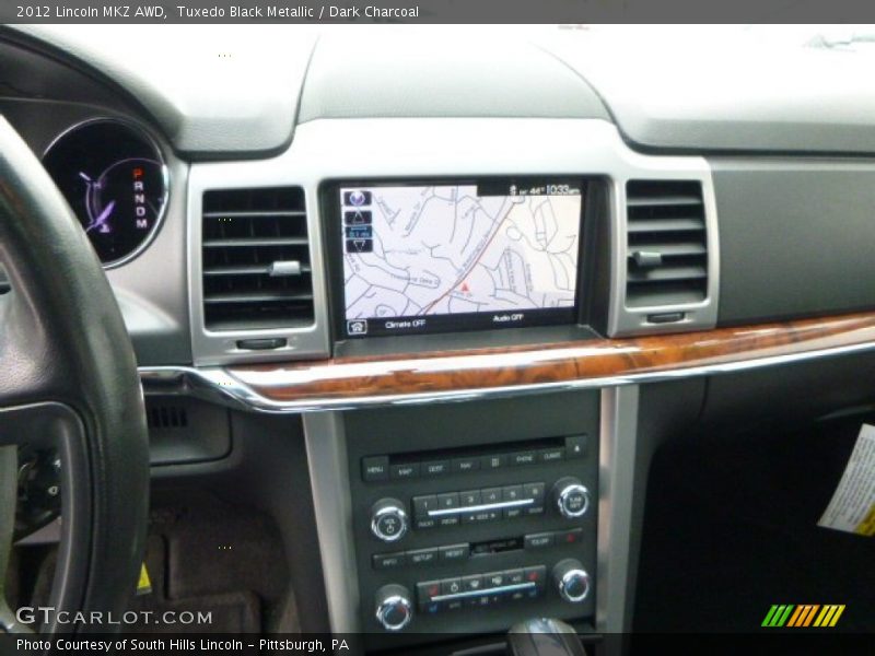 Tuxedo Black Metallic / Dark Charcoal 2012 Lincoln MKZ AWD