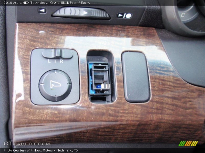 Crystal Black Pearl / Ebony 2010 Acura MDX Technology