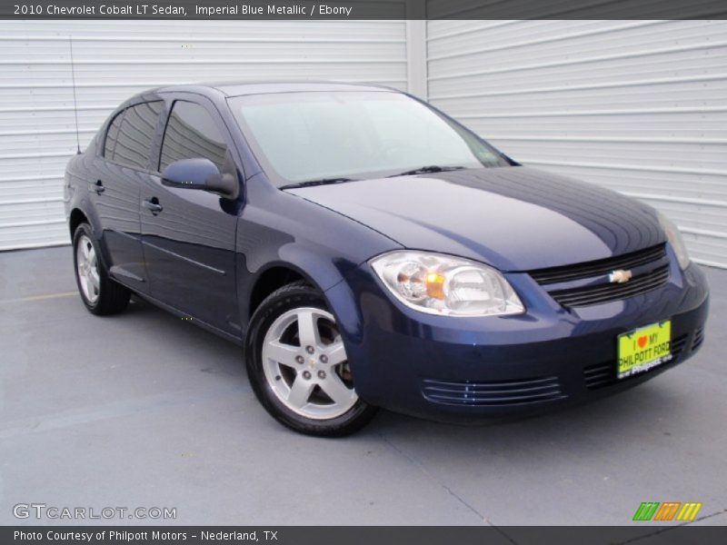 Imperial Blue Metallic / Ebony 2010 Chevrolet Cobalt LT Sedan