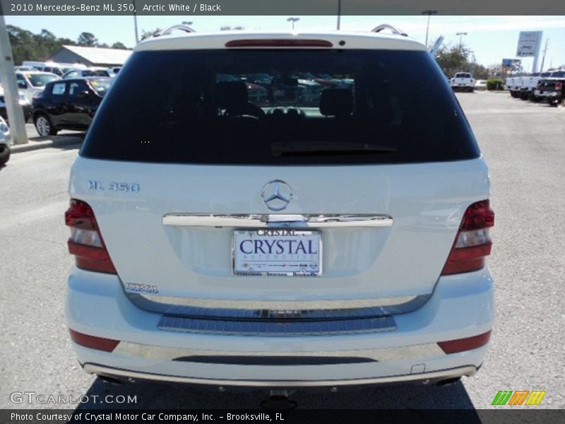 Arctic White / Black 2010 Mercedes-Benz ML 350