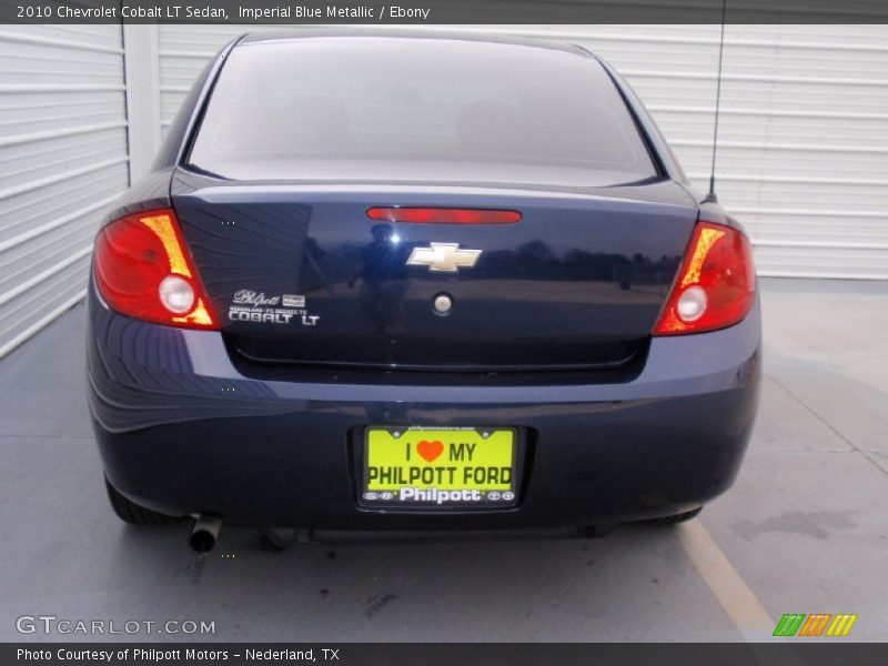 Imperial Blue Metallic / Ebony 2010 Chevrolet Cobalt LT Sedan