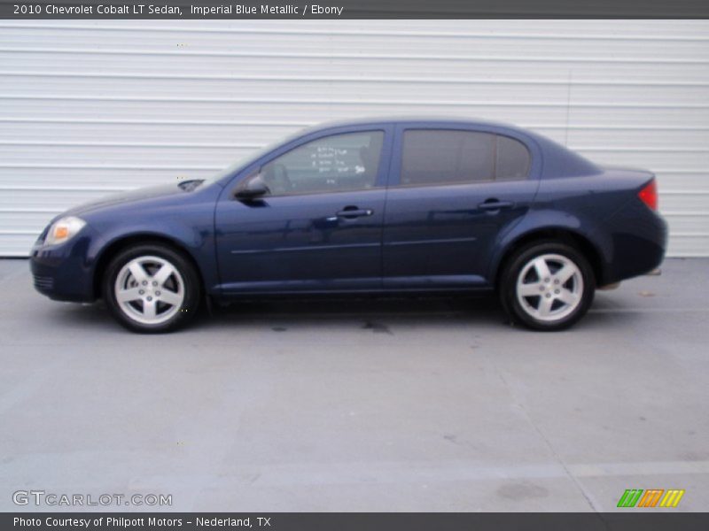 Imperial Blue Metallic / Ebony 2010 Chevrolet Cobalt LT Sedan