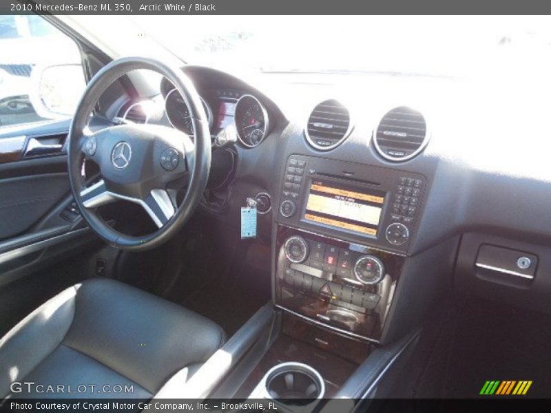 Arctic White / Black 2010 Mercedes-Benz ML 350