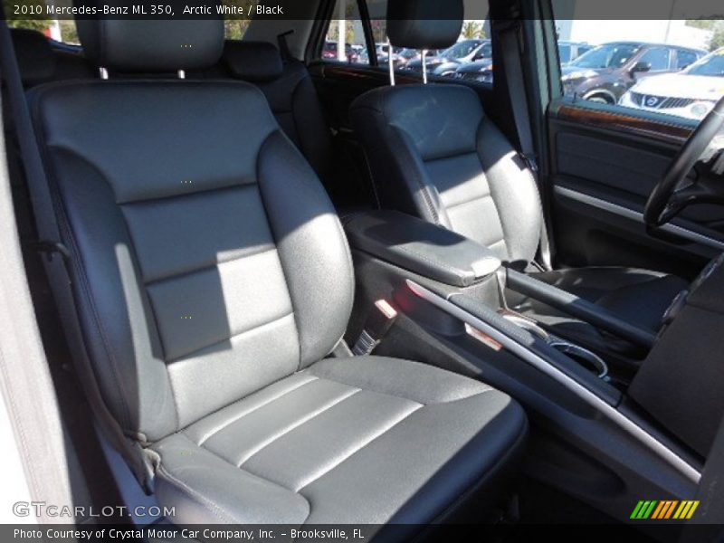 Arctic White / Black 2010 Mercedes-Benz ML 350