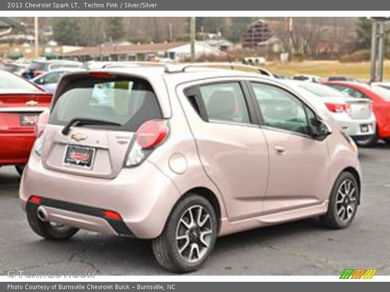Techno Pink / Silver/Silver 2013 Chevrolet Spark LT
