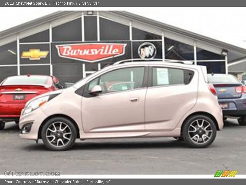 Techno Pink / Silver/Silver 2013 Chevrolet Spark LT