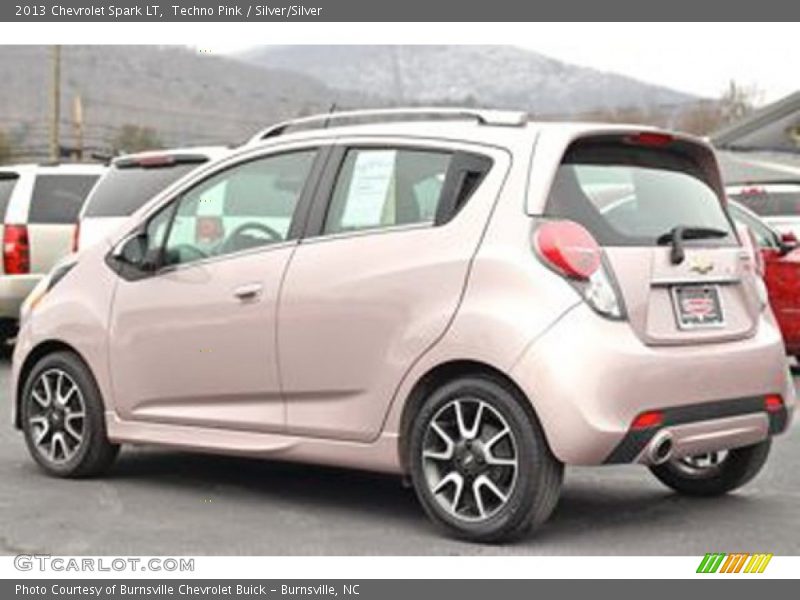 Techno Pink / Silver/Silver 2013 Chevrolet Spark LT