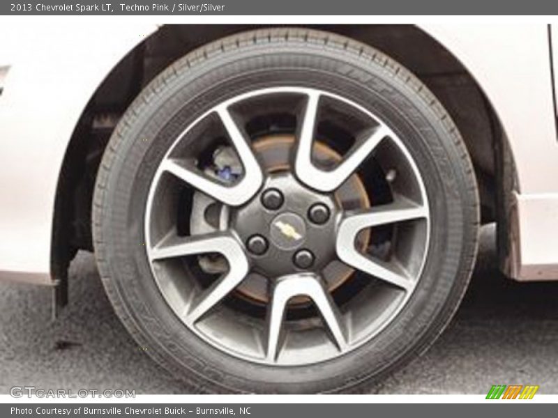 Techno Pink / Silver/Silver 2013 Chevrolet Spark LT