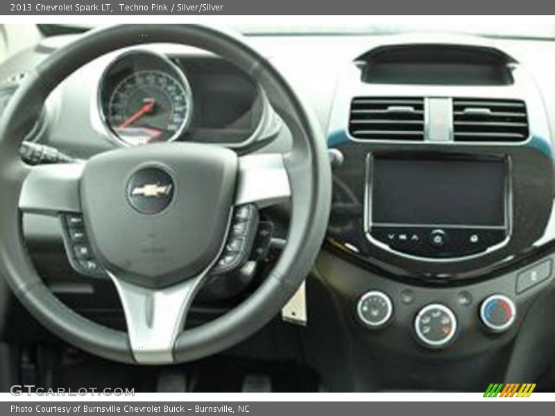 Techno Pink / Silver/Silver 2013 Chevrolet Spark LT