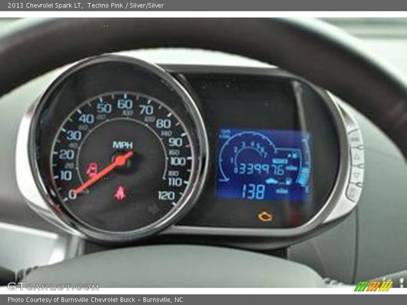 Techno Pink / Silver/Silver 2013 Chevrolet Spark LT