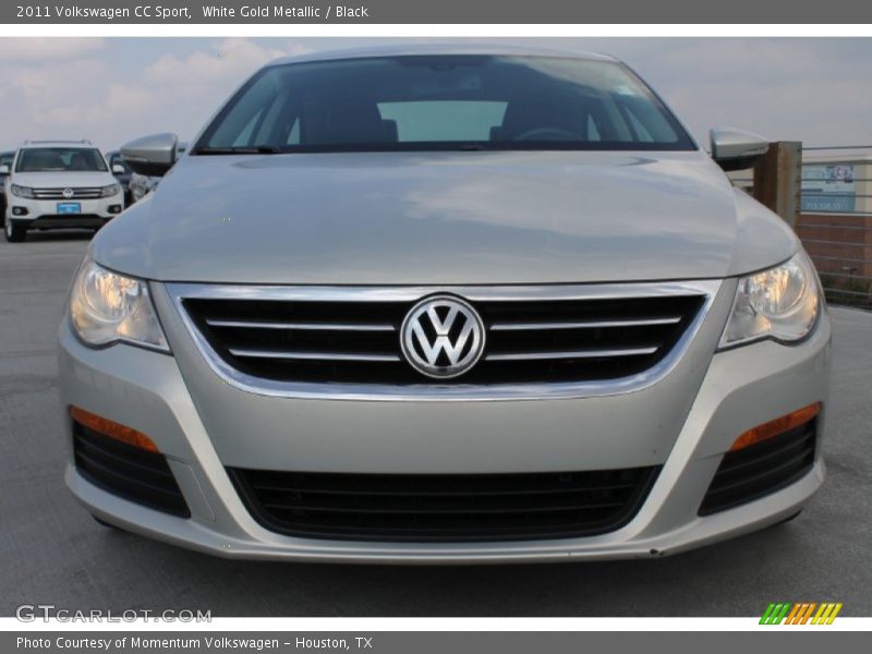 White Gold Metallic / Black 2011 Volkswagen CC Sport