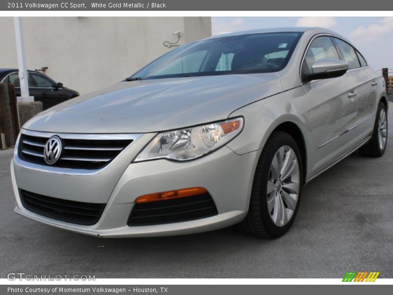 White Gold Metallic / Black 2011 Volkswagen CC Sport