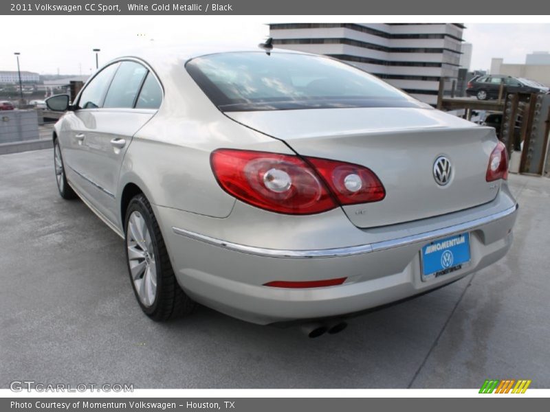 White Gold Metallic / Black 2011 Volkswagen CC Sport