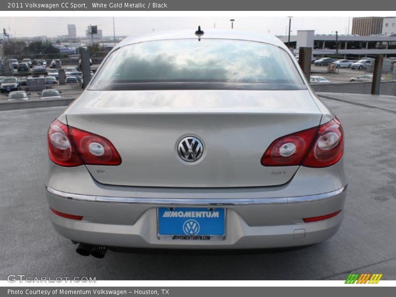 White Gold Metallic / Black 2011 Volkswagen CC Sport