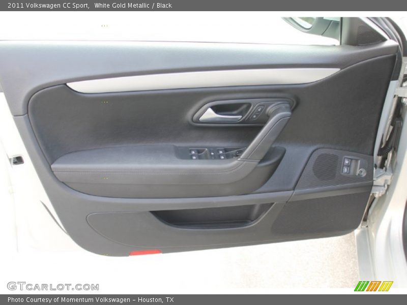 White Gold Metallic / Black 2011 Volkswagen CC Sport