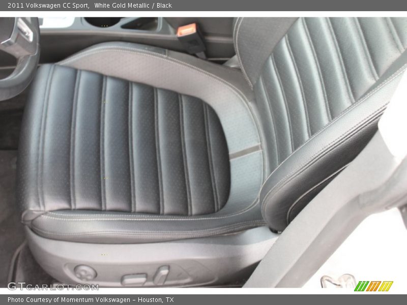 White Gold Metallic / Black 2011 Volkswagen CC Sport