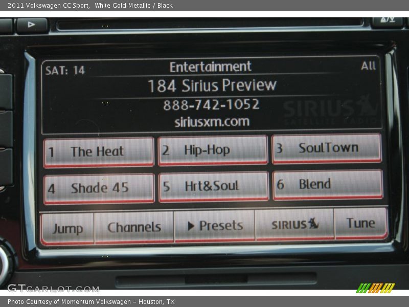 White Gold Metallic / Black 2011 Volkswagen CC Sport
