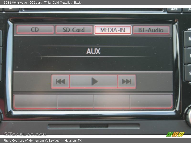 White Gold Metallic / Black 2011 Volkswagen CC Sport