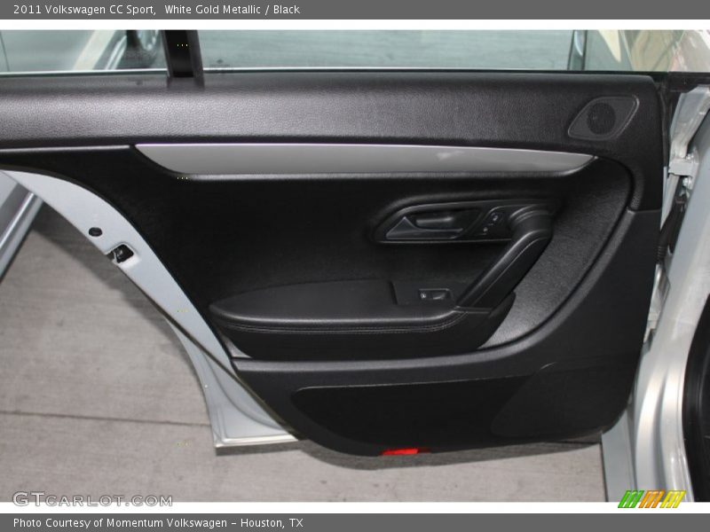 White Gold Metallic / Black 2011 Volkswagen CC Sport