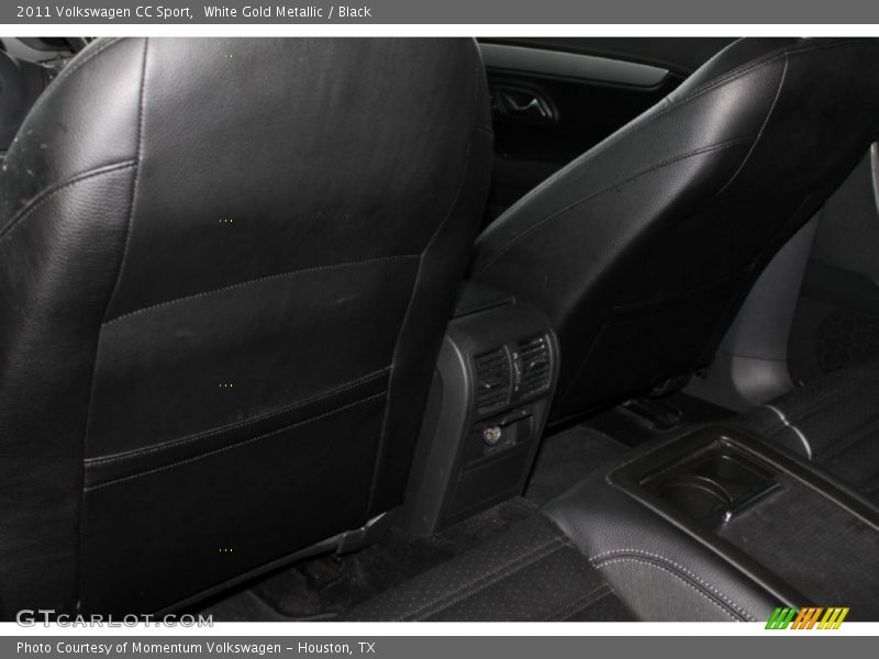 White Gold Metallic / Black 2011 Volkswagen CC Sport