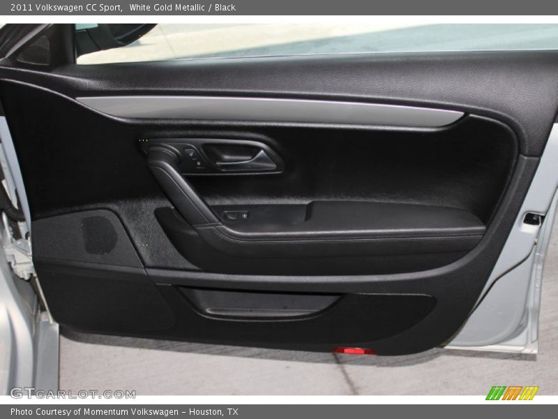 White Gold Metallic / Black 2011 Volkswagen CC Sport