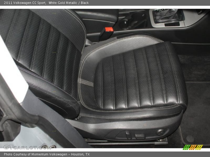 White Gold Metallic / Black 2011 Volkswagen CC Sport