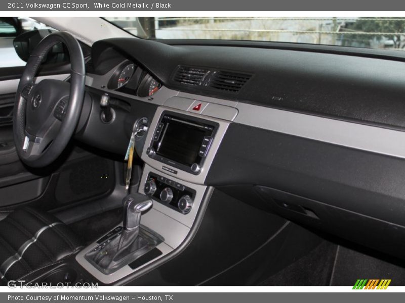 White Gold Metallic / Black 2011 Volkswagen CC Sport