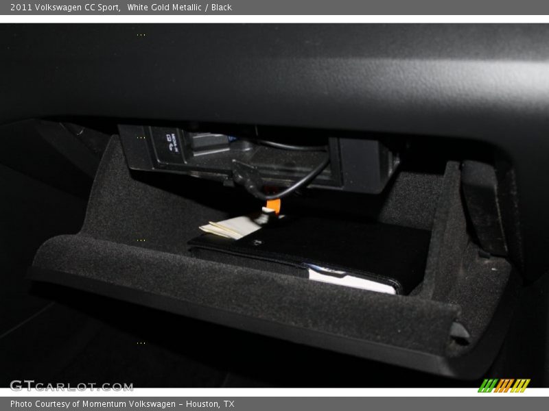 White Gold Metallic / Black 2011 Volkswagen CC Sport