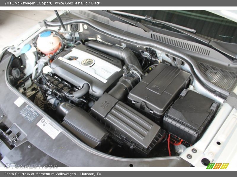 White Gold Metallic / Black 2011 Volkswagen CC Sport