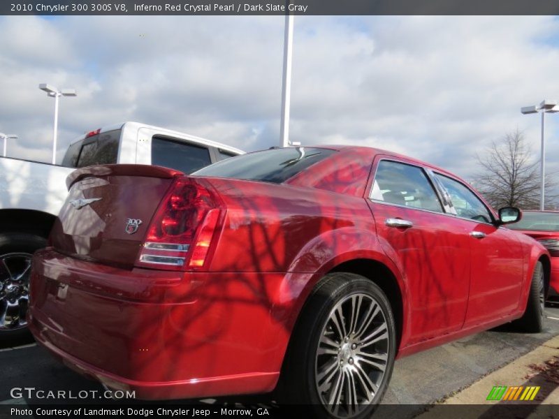 Inferno Red Crystal Pearl / Dark Slate Gray 2010 Chrysler 300 300S V8