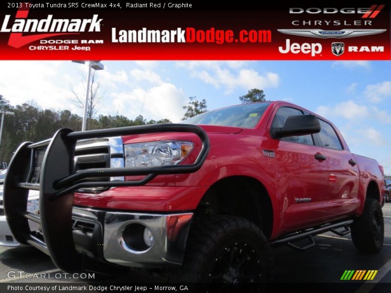 Radiant Red / Graphite 2013 Toyota Tundra SR5 CrewMax 4x4