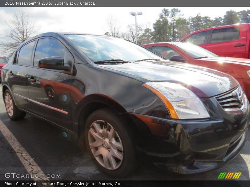 Super Black / Charcoal 2010 Nissan Sentra 2.0 S