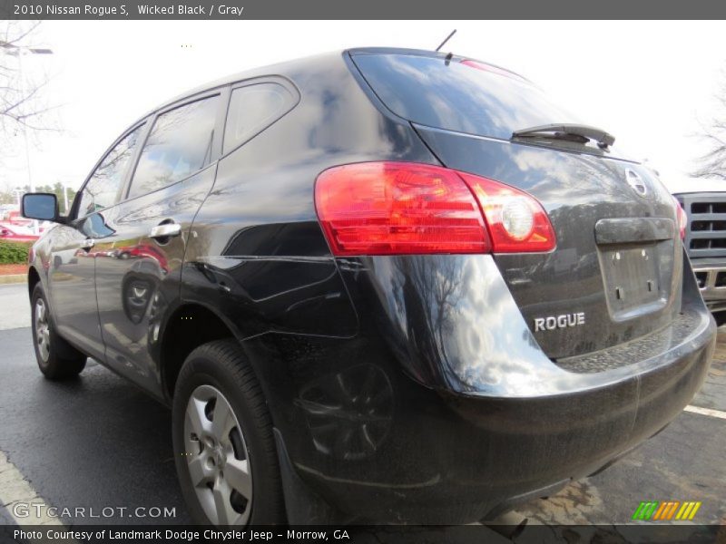 Wicked Black / Gray 2010 Nissan Rogue S