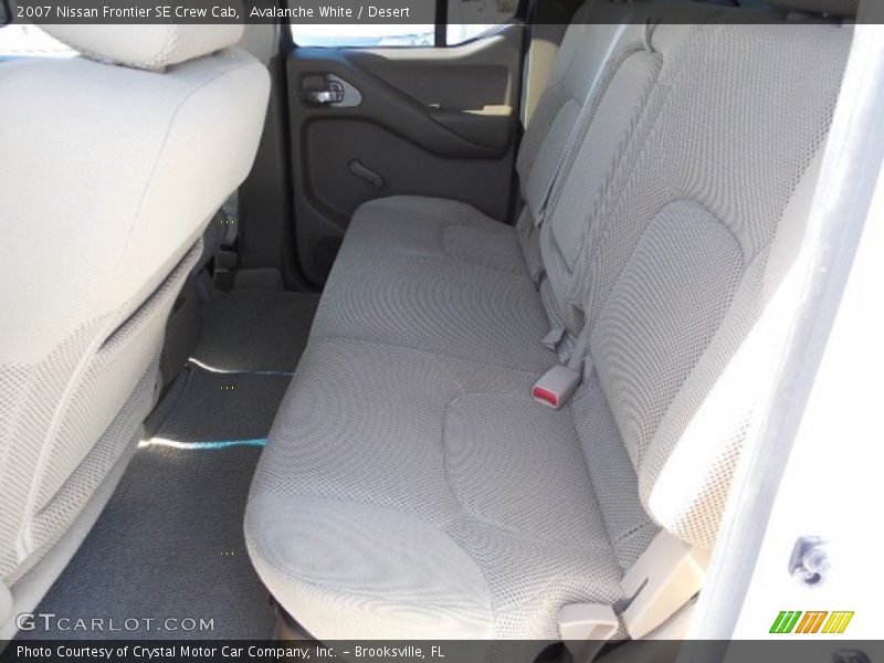 Avalanche White / Desert 2007 Nissan Frontier SE Crew Cab