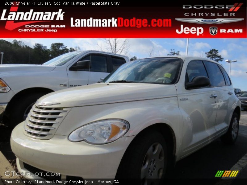 Cool Vanilla White / Pastel Slate Gray 2006 Chrysler PT Cruiser