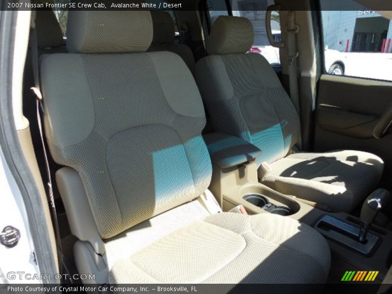 Avalanche White / Desert 2007 Nissan Frontier SE Crew Cab
