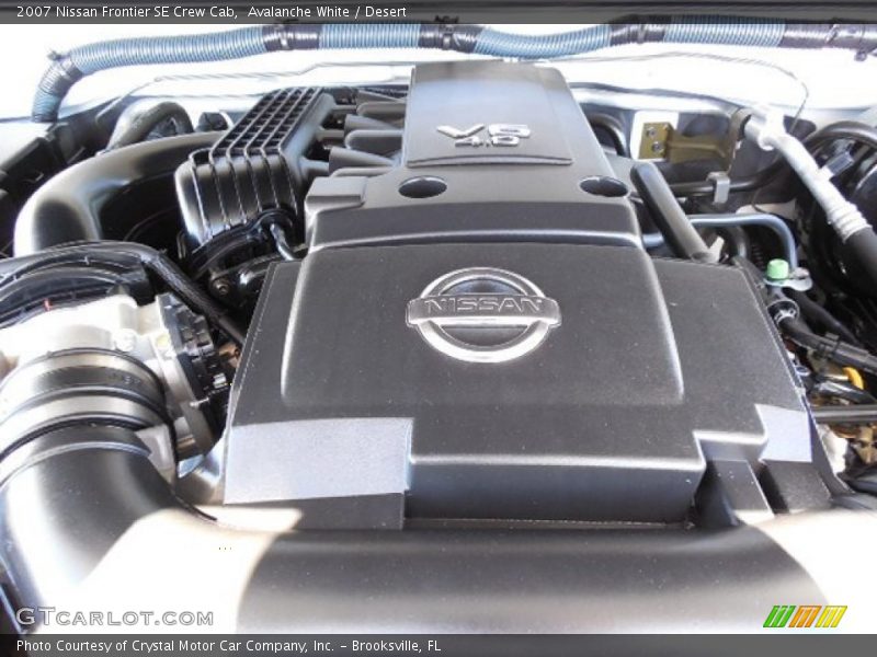 Avalanche White / Desert 2007 Nissan Frontier SE Crew Cab